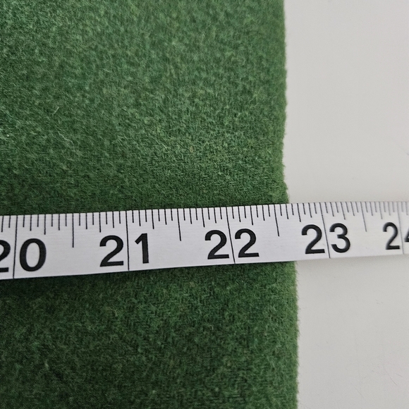 CAbi Double-breasted Wool Blend Jacket Clover Green Peacoat Crop Sz 4 - Picture 12 of 14